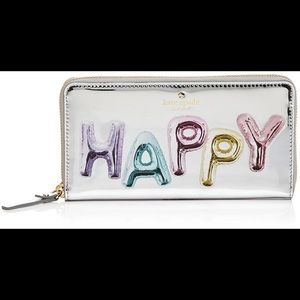 KATE SPADE 🌟 “happy” zip around wallet